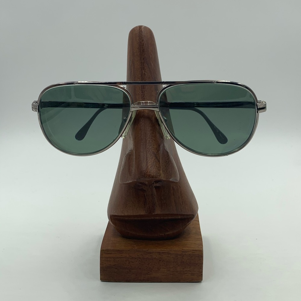 Vintage L’AMY New Port Silver Aviator Sunglasses